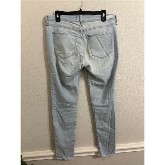 Abercrombie & Fitch Light Blue Distressed Skinny Jeans - Picture 3 of 3